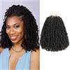 FALEMEI Yanky - Mini trecce senegalesi ricce pre-attorcigliate, colore nero naturale, 20,3 cm, colore marrone, confezione da 10