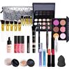 MKNZOME Kit per Trucco Completo, 28 Pezzi Cosmetico Valigetta per Principianti con Ombretti Correttore Rossetto Lucidalabbra Fard ecc - Sorpresa Regalo Trousse di Trucchi, per l'uso quotidiano e viaggio#2