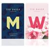 Ted Baker Set di Profumi M e W per Donna e Uomo Eau de Toilette - Contiene M con Note Uniche di Fava Tonka e Muschio, e W con Note di Foglia di Fico, Peonia Bianca e Violetta, 2 x 75ml