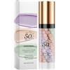 Lnwaci Tricolore Isolation Cream, Primer Concealer Fondotinta, Colour Corrector Makeup Primer Base, Base Primer Trucco Viso, Pori Invisibili