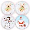 KOIROI Scaldamani riutilizzabili, set da 4 scaldamani a forma di Natale, scaldamani per Natale, scaldamani per bambini, cuscino termico per le giornate fredde