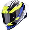 SCORPION Casco EXO-R1 EVO 2 AIR VALERE Blu Giallo Fluo SCORPION