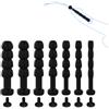 Kutocesy 7 Pezzi Pene Plug Set Silicone Uretrale Plug Cava Dilatatori Uretrale Giocattoli Sessuali Per Gli Uomini Massaggio Prostatico