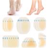 Luxvara 24 Cerotti Vesciche Piedi in Idrogel - Per Tallone, Dita & Pianta del Piede,Cerotti Vesciche Sport Cerotti Vesciche Escursionismo,Protezione Vesciche con Idrocolloide