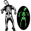 Haozozo Costume di Halloween per bambini, con scheletro di Halloween