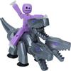 Zing StikBot & Mega Monster Stop-Motion Animation Pack - Esclusivo StikBot viola lavanda + figura Cerberus argento, giocattolo creativo per bambini dai 4 anni in su