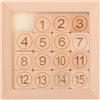 Garneck Puzzle scorrevole in legno con 15 numeri - Giocattolo educativo per - Promuove capacità di pensiero e matematica Gioco di scorrimento ideale per ragazzi e ragazze