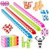 Xndryan Regalo di compleanno per bambini, 12 pezzi, 48 blocchi, magici serpenti per bambini, giocattolo Magic Snake, set Give Aways, regalo per la festa dei bambini, giocattolo per bambini e ragazze