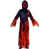 Kinwers Costume Halloween Bambino,Costumi Scheletro Per Fiamma Mietitore Ragazzo Bambina Fantasmi