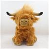 NatureMan 25 cm Highland Mucca animali ripieni di peluche, realistico scozzese Highland mucca, giocattolo per animali da fattoria, decorazione per la casa, regalo per bambini