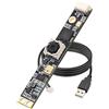 Binghe Modulo Fotocamera USB 8 MP Con Autofocus e Microfono - 60°, Cavo USB 1 m, Interfaccia 2.0, Compatibile Con Windows/Linux/Android