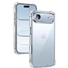 Captor Cover iPhone 17 Air Trasparente TPU Morbido, Silicone Flessibile, Antiurto, Shockproof, Paraurti, Assorbimento Urti, Protezione Totale, Anti Ingiallimento Resistente iPhone 17 Air Cover