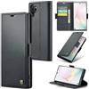 Rerzoiro Cover per Samsung Galaxy Note10 Plus Custodia Portafoglio [Blocco RFID] Premium Pelle PU Wallet Case Flip Libro con Porta Carte Slot Supporto Flip Case per Samsung Galaxy Note10 Plus, Nero