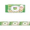 Babylino Salviette Neonato Babylino Sensitive 0% Profumo, formula 98% Naturale che ripristina il PH della pelle, con chiusura salva-freschezza, 54 Salviettine (Confezione da 4)