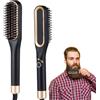 Vmxlso Piastra per Capelli e Barba Uomo, Piastra per Barba Uomo, Spazzola Lisciante per Capelli con 3 Temperature Regolabili, Riscaldamento Rapido, Spazzola Lisciante Elettrica Professionale Unisex