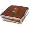 Fahibin Piccola Teglia In Vetro, 0.5L, Casseruola in Vetro da Forno,Rettangolare, Adatta al Forno, Adatta al Forno a Microonde, 15,2 x 13,7 x 4,2 cm