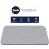 BAULA - Tappeto Bagno Diatomite 60x40 cm - Tappeto Bagno Assorbente - Tappeto Doccia Assorbente - Tappeto Diatomite Bagno Antiscivolo - Design Moderno Reversibile (2 Lati) - Stone Bath Mat