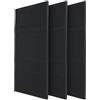 JOIKIT 3 tappetini in gomma, 45 x 30 cm, antiscivolo, nero tappeto in pvc per cucina, caffetterie, ristoranti, colore nero