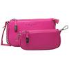 GAÀLLE Gaelle Borsa A Tracolla Mini Shoulder Ecopelle Liscio Logo Tpu GAACW00061 Fucsia Rosa
