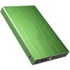 SUYING Hard disk esterno HDD da 2 tb, 1 tb, 500 GB, 320 GB, USB 3.0, portatile, adatto per PC desktop, MacBook, laptop, PS4, Xbox, Smart TV (320 GB, verde)