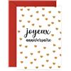 Central 23 Carte d'anniversaire mignonne pour homme - Joyeux anniversaire - Coeurs - Cadeau d'anniversaire pour femme - Carte d'anniversaire douce pour fille - Livré avec autocollants - Par