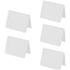 SENRISE Mini lavagna, piccole lavagnette bianche cancellabili a gesso per messaggi, etichette per negozi, feste, buffet, matrimoni
