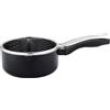VIER - Casseruola Friggitrice a induzione Alluminio antiaderente Ø 16 cm, cap. 1,61 litri (56,6 Oz), base a induzione adatta a tutti i tipi di cucine, manico ergonomico isolante, beccuccio versatore.