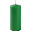 Cereria Di Giorgio - 9 Candele Cero - Diametro 5 cm Altezza 12 cm - Colore Verde Bandiera - Durata 40 ore - Non profumate
