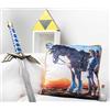 HÔMADICT Lyo Nintendo Coussin Zelda Link & Epona Broderie Premium