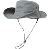 Comhats Cappello pieghevole Boonie per esterni, con sottogola UPF 50+, unisex, grigio chiaro, 66 cm (XL/XXL), 00702_grigio chiaro, XL