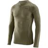 X Tech Sport Design Predator 3 Maglia Tecnica Girocollo, Grammatura Media, Termoregolante e Traspirante, Multisport Outdoor, Verde Militare (IT, Testo, L, XL, Regular, Regular)