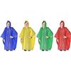 MIJOMA Poncho impermeabile con cappuccio, 4 pezzi, impermeabile, unisex, per concerti, campeggio, escursionismo, pesca