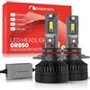 Nakamichi GR850 Serie 9012 Lampadine LED di ricambio 30000 lumen 170 W per set, bianco freddo super luminoso, allacciare e utilizzare, luci di attraversamento e strada, confezione da 2 4300 K, 9012