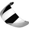 Aramox Visiera per Casco Resistente con Protezione Antiappannamento e Antigraffio, Compatibile con AGV K1 K3 SV K5 K5-S, Placcato Argento
