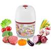 BEPER P102ROB051 Mini Tritatutto Ricaricabile, Tritatutto Senza Filo da 350 ml con 3 Lame in Acciaio Inox, USB Incluso, Rosso/Bianco