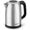 Tefal, Bollitore in acciaio inox, 1,7 l, 2200 W, per una rapida ebollizione, spegnimento automatico, finestra di livello dell'acqua visibile, KI1R0DE0