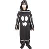 Rubie's Rubies Costume da fantasma incatenato per bambini e bambine, tunica con cappuccio stampata digitalmente, effetto fosforescente, per Halloween, feste e Carnevale