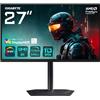 Gigabyte MO27Q2 27 Monitor Gaming OLED QHD - 2560 x 1440, 240Hz, 0.03ms, 250 cd/m², Display HDR True Black 400, HDMI 2.1, DisplayPort 1.4