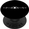 Creative Photo Heartbeat Fotografia Heartbeat Camera Design per gli amanti dei fotografi PopSockets PopGrip Adesivo