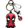 WONDEE Deadpool Regali [ 2 in 1 ] Chiavetta divertente + Portachiavi Deadpool Chiavetta USB Marvel con adattatore USB C da 32 GB - Disney Marvel Avengers Gadget Originale, Regalo Adulti e Bambini