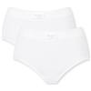 sloggi Donna Double Comfort Maxi 2P, Bianco, 46