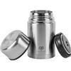 KARL HAUSMANN Thermos Alimenti Caldi - 750 ml - Argento Termos Porta Pranzo - Contenitore Termico per Alimenti Caldi - 12 ore Caldo - 12 ore Freddo - Thermos Caffè - Porta Vivande Termico