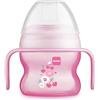 MAM Starter Cup Tazza bambini 150 ml, Biberon acqua e latte per neonati 4+ mesi con morbido beccuccio anti-goccia, Rosa