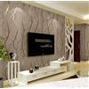 BINLUO BINDUO Modern Minimalist Fashion Non-Woven Wallpaper 3D Embossed Branch Wallpaper Strisce Soggiorno TV Divano Sfondo (marrone)