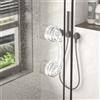 YIDELAI - Maniglia per porta a ventosa, maniglia adesiva per armadio, adatta per la porta scorrevole della cucina, il vetro della finestra, la porta del frigorifero (Transparent Colorless)