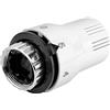 S SIENOC Tappo valvola M30 x 1,5 cm, termostato per radiatore bagno, kit di collegamento centrale