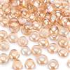 HAKACC 450 g di pepite di vetro rosa, pietre decorative per bambini, pietre a mosaico per fai da te, 1,7-1,9 cm