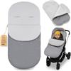 Totsy Baby Sacco passeggino invernale nanna 90x45 cm - coprigambe universale neonato termico per cybex yoyo e altri passeggini perfetto per ragazzi e ragazze Minky certificato Oeko-Tex Galassia