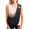 Tomkas Small Dog Sling Carrier - Classic Pocket & Classic Strap & Classic Pocket - for 3-10 lbs Pets(Black) Eu