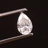 Bianco D Colore VVS1 Moissanite Pera Gemma Taglio Loose Diamante Sintetico